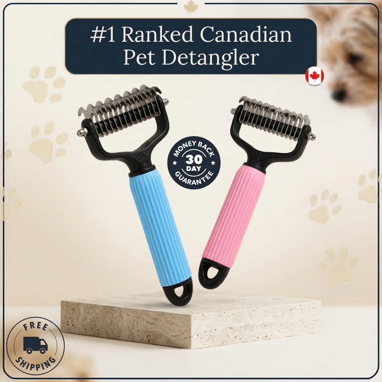 Beaumont Voss Pet Detangling Comb