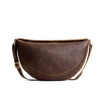 Portland Leather Koala Sling Bag – Premium Leather Crossbody Shoulder Bag for Travel & Everyday Carry – Adjustable Strap, Magnetic Closure