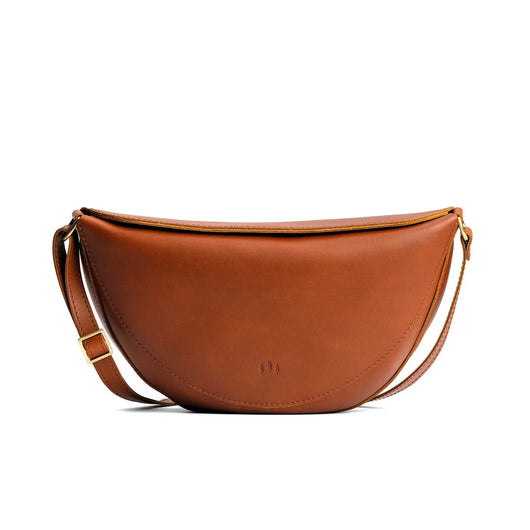 Portland Leather Koala Sling Bag – Premium Leather Crossbody Shoulder Bag for Travel & Everyday Carry – Adjustable Strap, Magnetic Closure
