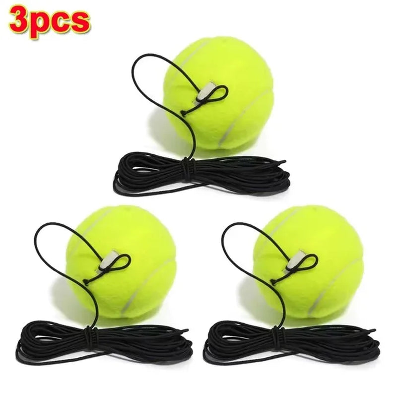 1 Set Tennis Trainer with Tennis Bounce Ball and Practice Ropes, Suitable for Indoor Outdoor Tennis Training Padel Accessories