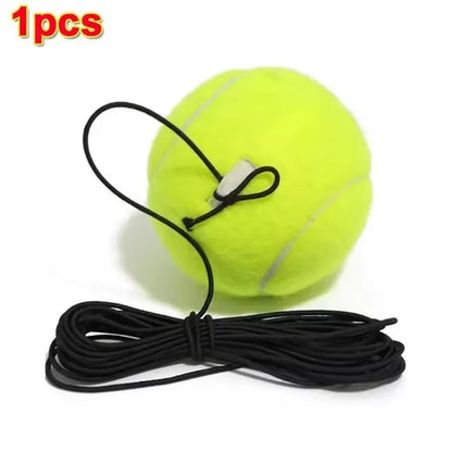 1 Set Tennis Trainer with Tennis Bounce Ball and Practice Ropes, Suitable for Indoor Outdoor Tennis Training Padel Accessories