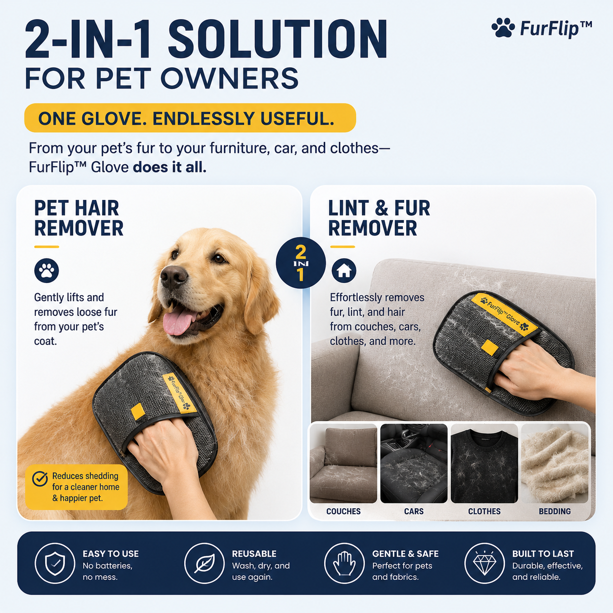 FurFlip® Glove