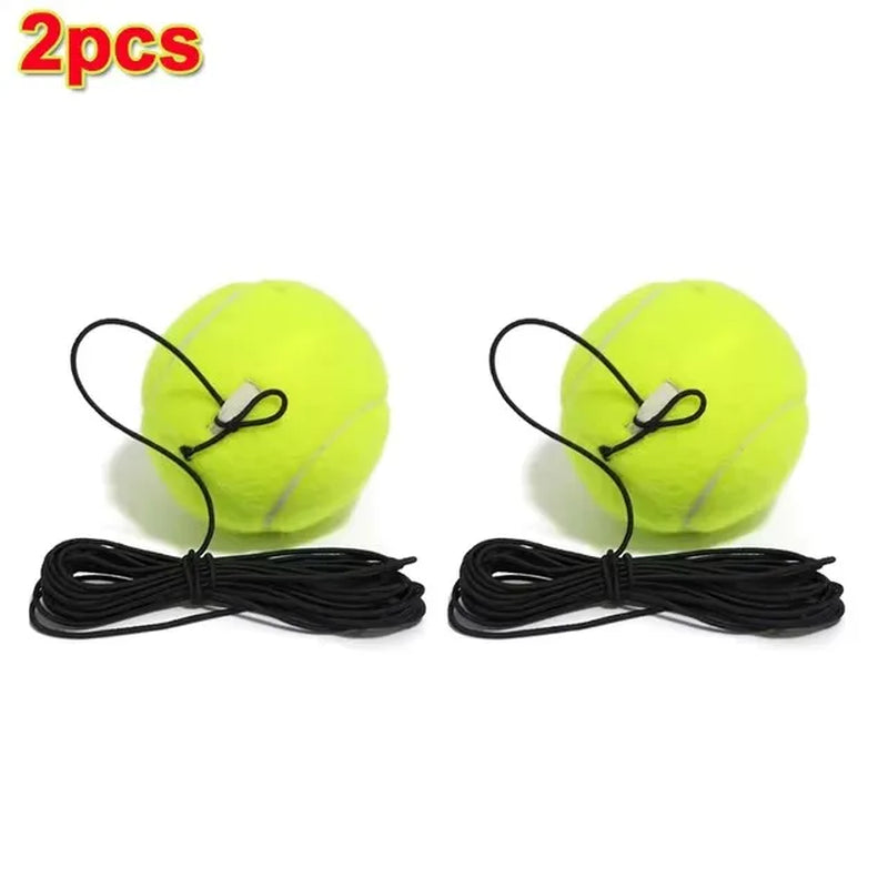 1 Set Tennis Trainer with Tennis Bounce Ball and Practice Ropes, Suitable for Indoor Outdoor Tennis Training Padel Accessories