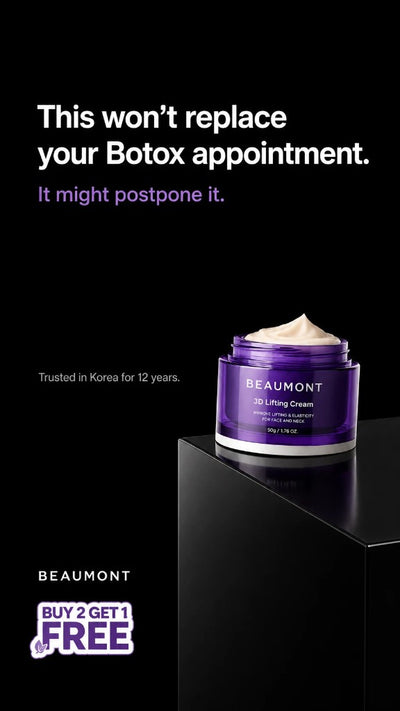 Beaumont 3D Lifting Cream — botox postponement advertorial