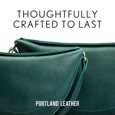Portland Leather Koala Sling Bag – Premium Leather Crossbody Shoulder Bag for Travel & Everyday Carry – Adjustable Strap, Magnetic Closure