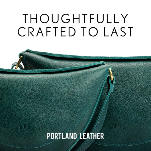 Portland Leather Koala Sling Bag – Premium Leather Crossbody Shoulder Bag for Travel & Everyday Carry – Adjustable Strap, Magnetic Closure