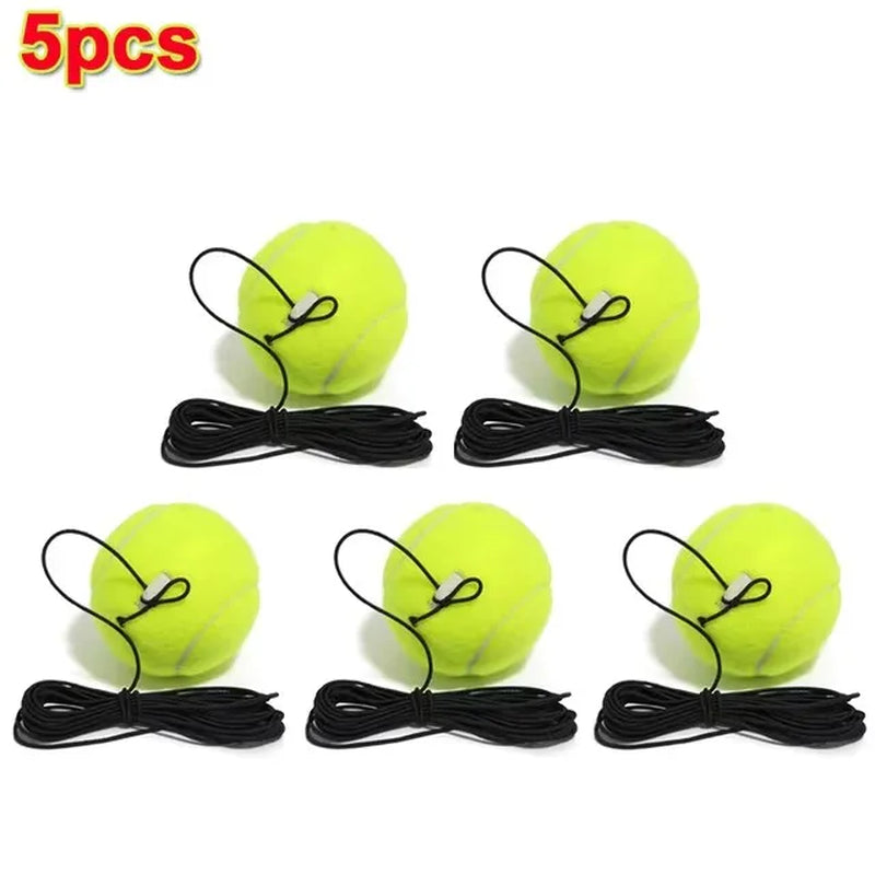1 Set Tennis Trainer with Tennis Bounce Ball and Practice Ropes, Suitable for Indoor Outdoor Tennis Training Padel Accessories